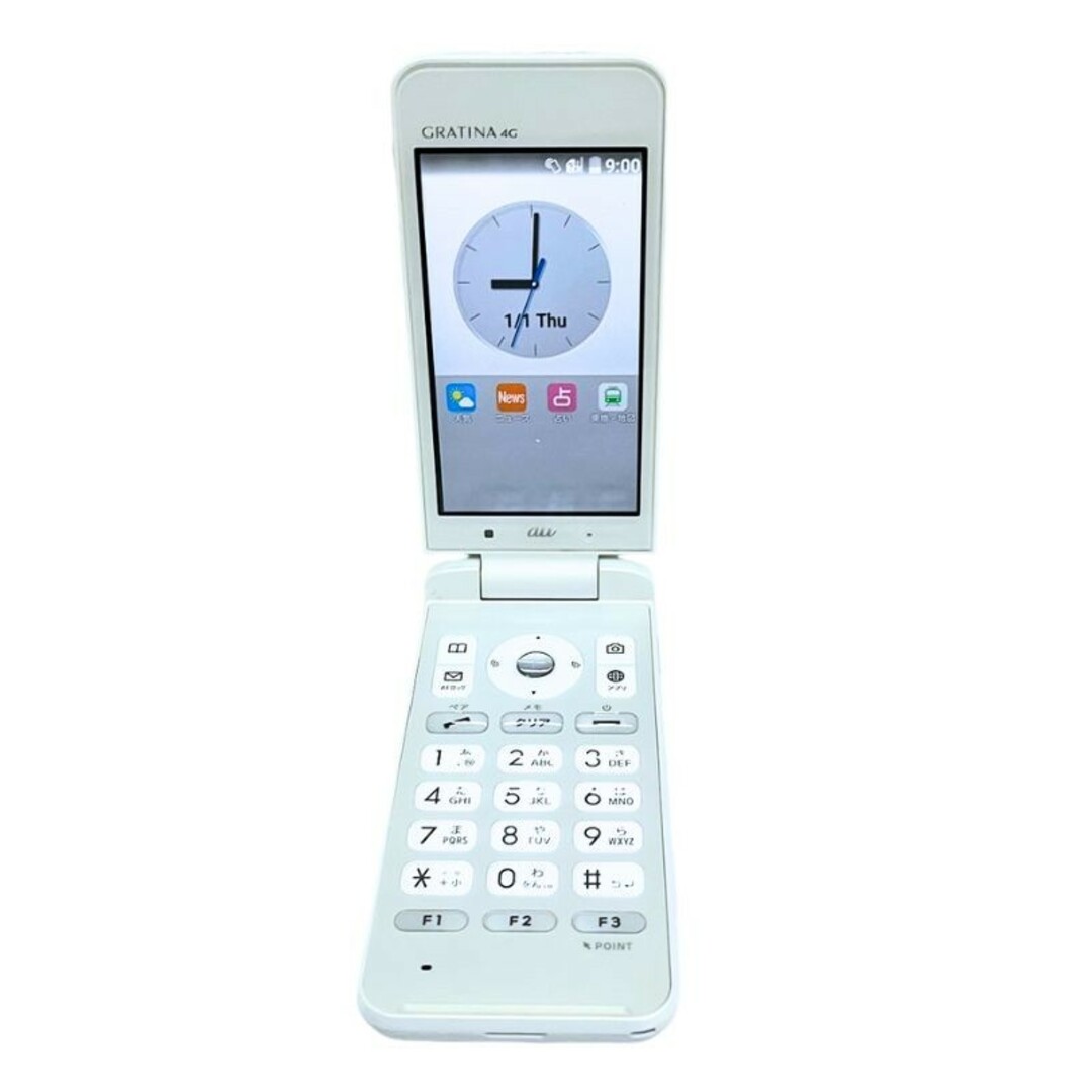京セラ GRATINA 4G ホワイト KYF31 au 〇判定 SIMロック解除済 動作確認済み 折りたたみ ケータイ 【中古】 22404K450 京セラ GRATINA 4G ホワイト KYF31 au 〇判定 SIMロック解除済 動作確認済み 折りたたみ ケータイ 【中古】 22404K450