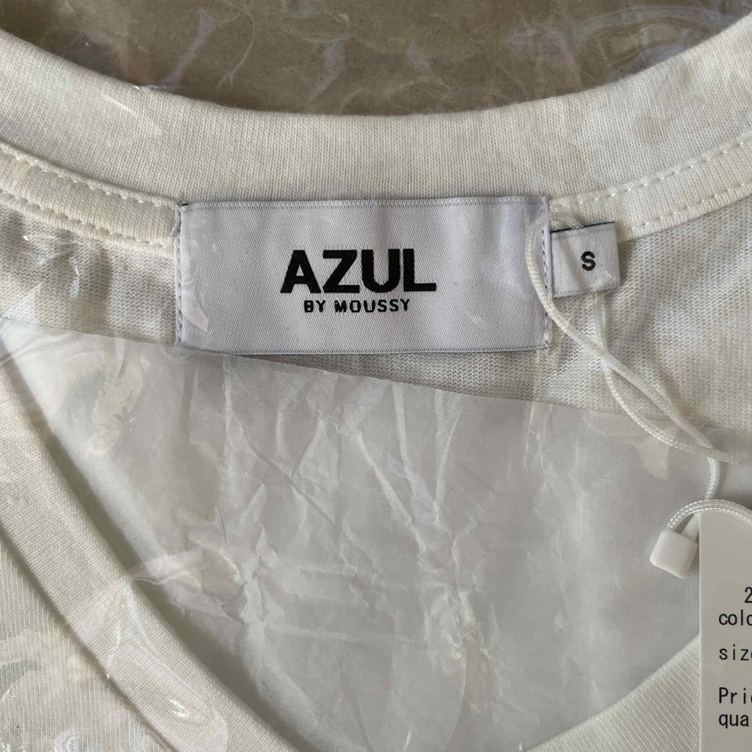 AZUL by moussy(アズールバイマウジー)のAZUL アズール Vネック 長袖 Tシャツ  S   新品 レディースのトップス(シャツ/ブラウス(長袖/七分))の商品写真