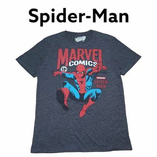 スパイダーマンビッグプリント　Tシャツ　オールドネイビー　アメコミ　DC