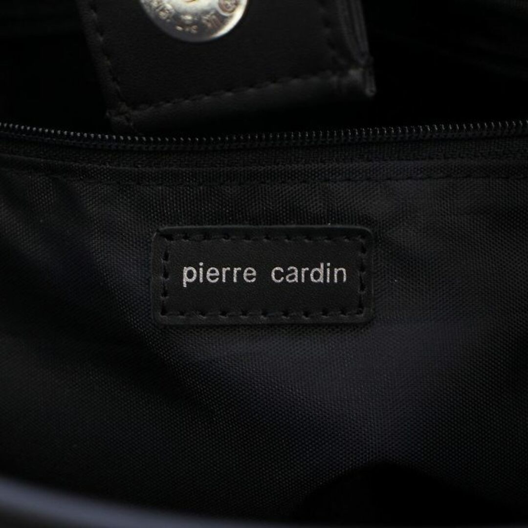 pierre cardin(ピエールカルダン)のピエールカルダン トートバッグ ハンドバッグ ミニポーチ付き キャンバス 茶 黒 レディースのバッグ(トートバッグ)の商品写真