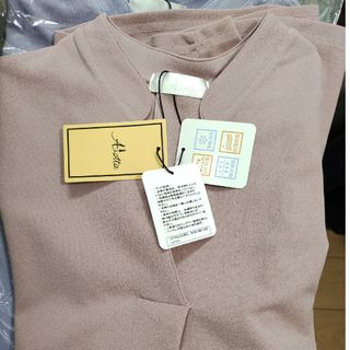 リュリュ(RyuRyu)のブラウス ひんやり スキッパーTシャツブラウス S～5L 30代 40代 春 レ(シャツ/ブラウス(半袖/袖なし))