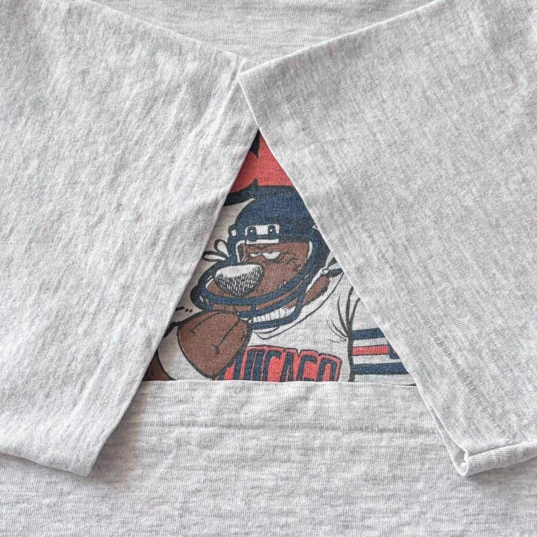 VINTAGE(ヴィンテージ)の90s USA製古着　ヴィンテージ　キャラTシャツ　NFL ベアーズ　霜降り メンズのトップス(Tシャツ/カットソー(半袖/袖なし))の商品写真