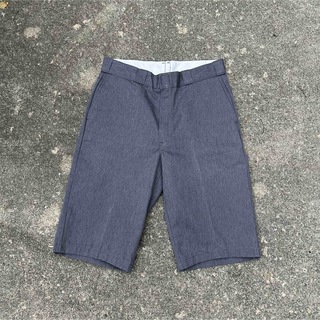 ディッキーズ(Dickies)の90s dickes スラックス チノパン　グレーカラー　USA製(ショートパンツ)