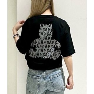 ブラナンベア ギャップ GAPロゴTシャツ ユニセックス ブラック XS