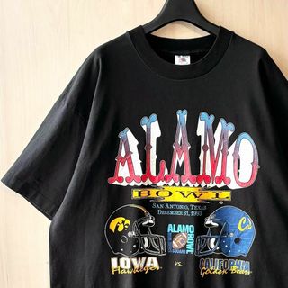 フルーツオブザルーム(FRUIT OF THE LOOM)の90s USA製古着　ヴィンテージ　アメフト　Tシャツ　カレッジフットボール(Tシャツ/カットソー(半袖/袖なし))