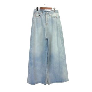 ヴェトモン(VETEMENTS)のヴェトモン VETEMENTS ■ 24SS 【 BIG SHAPE DENIM PANTS UE64PA130N 】 ビッグ シェイプ ワイド デニム パンツ　33177(デニム/ジーンズ)