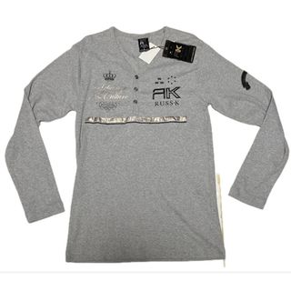 ラスケー(RUSS・K)の新品未使用品 RUSS-K ラスケイ ヘンリーネックシャツ ロンT 長袖Tシャツ(Tシャツ/カットソー(七分/長袖))