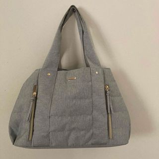 美品　grove  トートバッグ　グレー(トートバッグ)