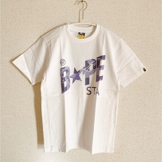 アベイシングエイプ(A BATHING APE)の新品 半袖 Tシャツ A BATHING APE レディース XSエイプ 150(Tシャツ(半袖/袖なし))