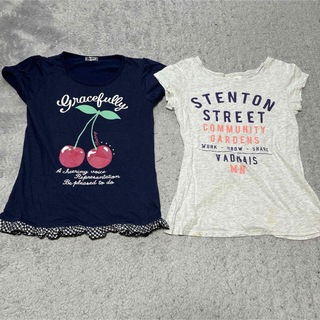 女の子　160サイズ　半袖　Tシャツ 2枚セット(Tシャツ/カットソー)