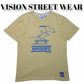 VISION STREET WEAR×SNOOPYビッグプリントTシャツスケボー(Tシャツ/カットソー(半袖/袖なし))