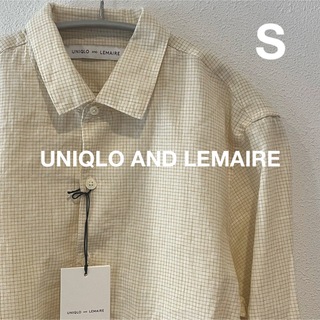 ユニクロ(UNIQLO)のUNIQLO AND LEMAIRE   リネンコットンチェックシャツ（長袖）(シャツ)