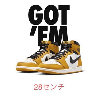 ナイキ(NIKE)のNike Air Jordan 1 Retro High OG イエローオークル(スニーカー)