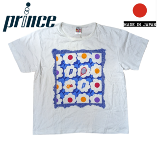 プリンス(Prince)のデッドストック PRINCE TENNIS ホワイト 半袖Tシャツ(Tシャツ(半袖/袖なし))