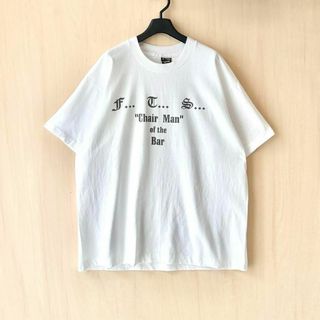 フルーツオブザルーム(FRUIT OF THE LOOM)の90s USA製古着　ヴィンテージ　4段プリント　Tシャツ　シンプル(Tシャツ/カットソー(半袖/袖なし))