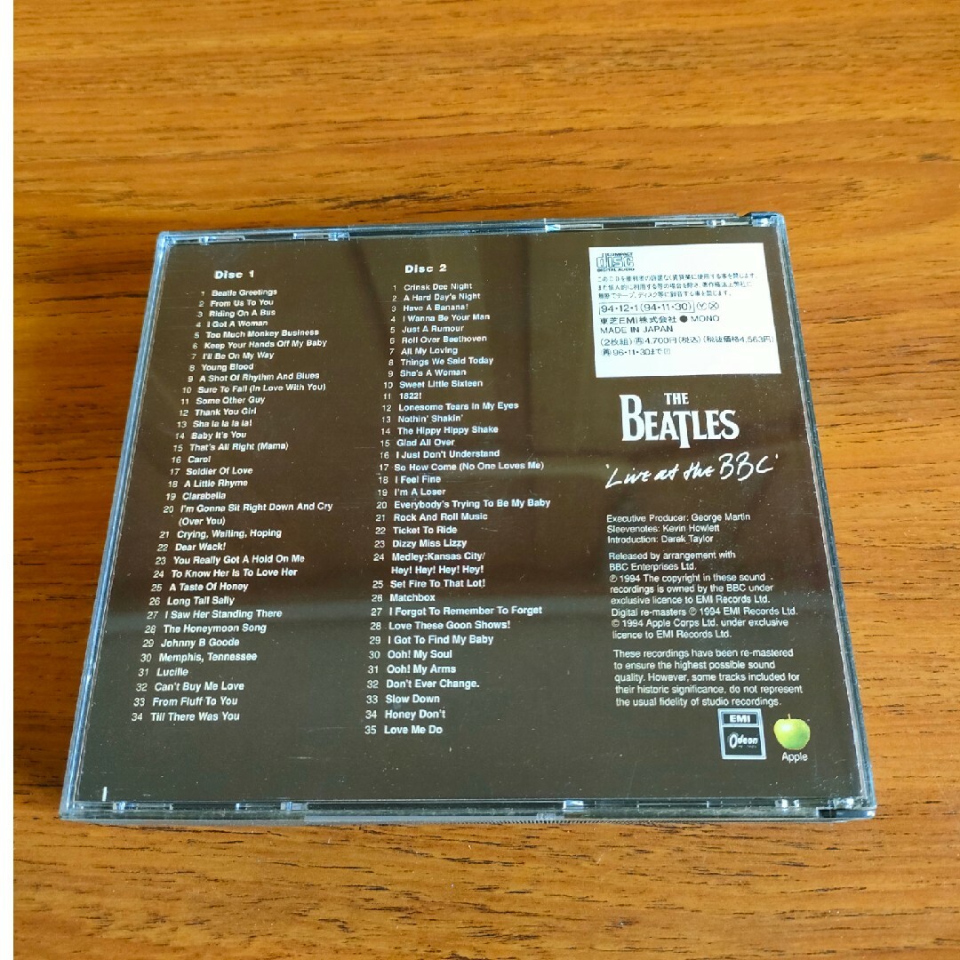 旧規格 廃盤 帯付き ザ・ビートルズ ライヴ・アット・ザ・BBC エンタメ/ホビーのCD(ポップス/ロック(洋楽))の商品写真