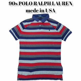 ポロラルフローレン(POLO RALPH LAUREN)のPOLO RALPH LAURENポロシャツUSA製ラルフローレン古着(ポロシャツ)