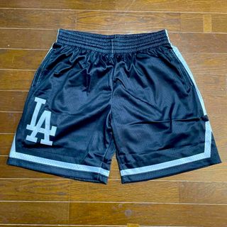 メジャーリーグベースボール(MLB)のMLB 2024年モデル L.A MESH SHORT レアブラック(ショートパンツ)