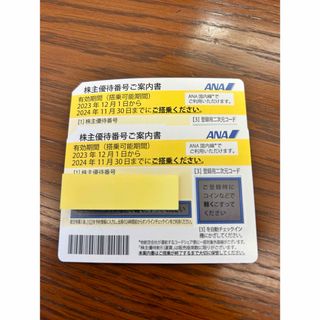 エーエヌエー(ゼンニッポンクウユ)(ANA(全日本空輸))のANA株主優待券(航空券)