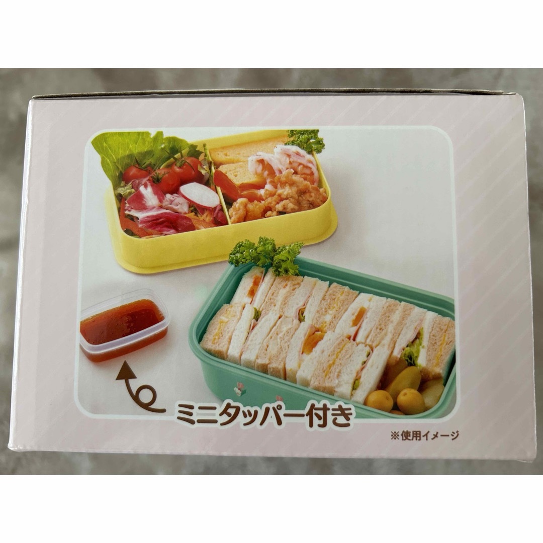 サンリオ　春色カトラリー付き２段ランチボックス インテリア/住まい/日用品のキッチン/食器(弁当用品)の商品写真