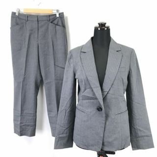 ナチュラルビューティー/NATURAL BEAUTY BASIC★パンツスーツ【レディース上下M/グレー/gray】Jackets/Set up◆zBH326 BUZZBERG(スーツ)