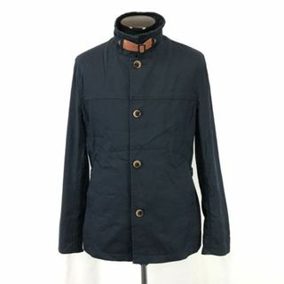 日本製★メンズビギ/Men's bigi★スタンドカラージャケット【3/メンズL/紺/navy】Coats/Jackets/Jumpers◆zBH300 #BUZZBERG(テーラードジャケット)