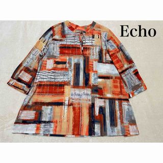 エコー(ECHO)のEcho71 エコー　柄チュニック(チュニック)