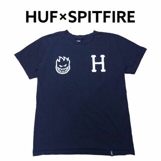 ハフ(HUF)のHUF×スピットファイヤーコラボ　ロゴプリントTシャツ　ハフ　SPITFIRE(Tシャツ/カットソー(半袖/袖なし))