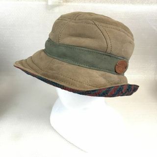 CANTERBURY/カンタベリー★ムートン/レザーハット/内側ウール【サイズM/beige/ベージュ】hat/cap◆XCB128 #BUZZBERG(ハット)