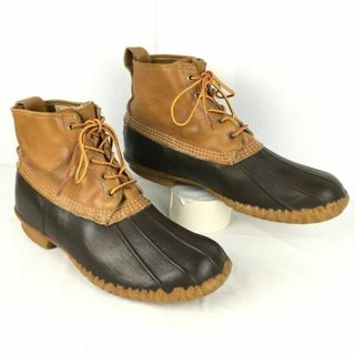 70s-80s?/MAINE/USA製/Vintage★L.L.BEAN/エルエルビーン【10GM/27.0-28.0　茶/ブラウン】ショート丈/ビーンブーツ/SHOES　管No.YA228 #BUZZBERG(ブーツ)