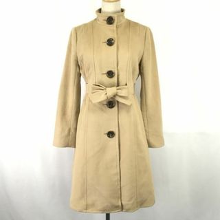 マイケルコース/MICHAEL KORS★100％アンゴラ/スタンドカラーコート【6/レディースM程度/ベージュ/beige】Coat/Jacket/Jumper◆mBH603 #BUZZBERG(ロングコート)