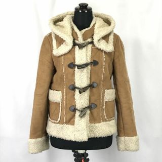 ユナイテッドアローズ(UNITED ARROWS)のアナザーエディション/Another Edition★ムートン風/ダッフルコート【レディースM/brown】ユナイテッドアローズ/Jackets/Jumpers◆mBH320 BUZZBERG(ダッフルコート)