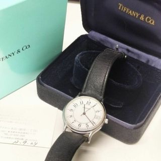 銀座本店購入品/返品OK★TIFFANY&Co./ティファニー★Classic Round arabic/スイス製/腕時計【アラビア文字/メンズ&レディース】Watch◆cKC6 #BUZZBERG(腕時計(アナログ))