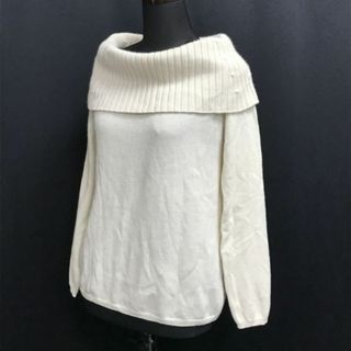 イタリア製★ロマーニ ストゥーディオ/ROMANI studio★アンゴラ×シルク混/オフタートルセーター【レディースS/白/white】sweater◆cBH498 #BUZZBERG(ニット/セーター)