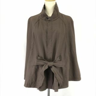 ディーゼル/DIESEL★ベルト付き/ハイネック/ケープジャケット/ショートコート【レディースM/茶/brown】Coat/Jacket◆cBH519 #BUZZBERG(ブルゾン)