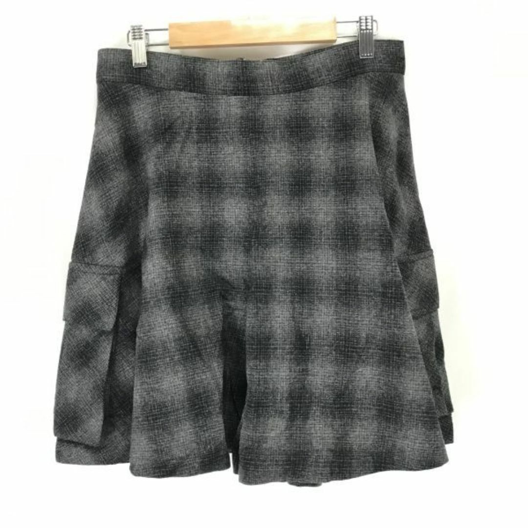 USA製★ズッカ/ZUCCA x PENDLETON★ウール/キュロットスカート/ショートパンツ【レディースM/黒×グレー/チェック柄】Pants◆cBH525 #BUZZBERG レディースのスカート(その他)の商品写真