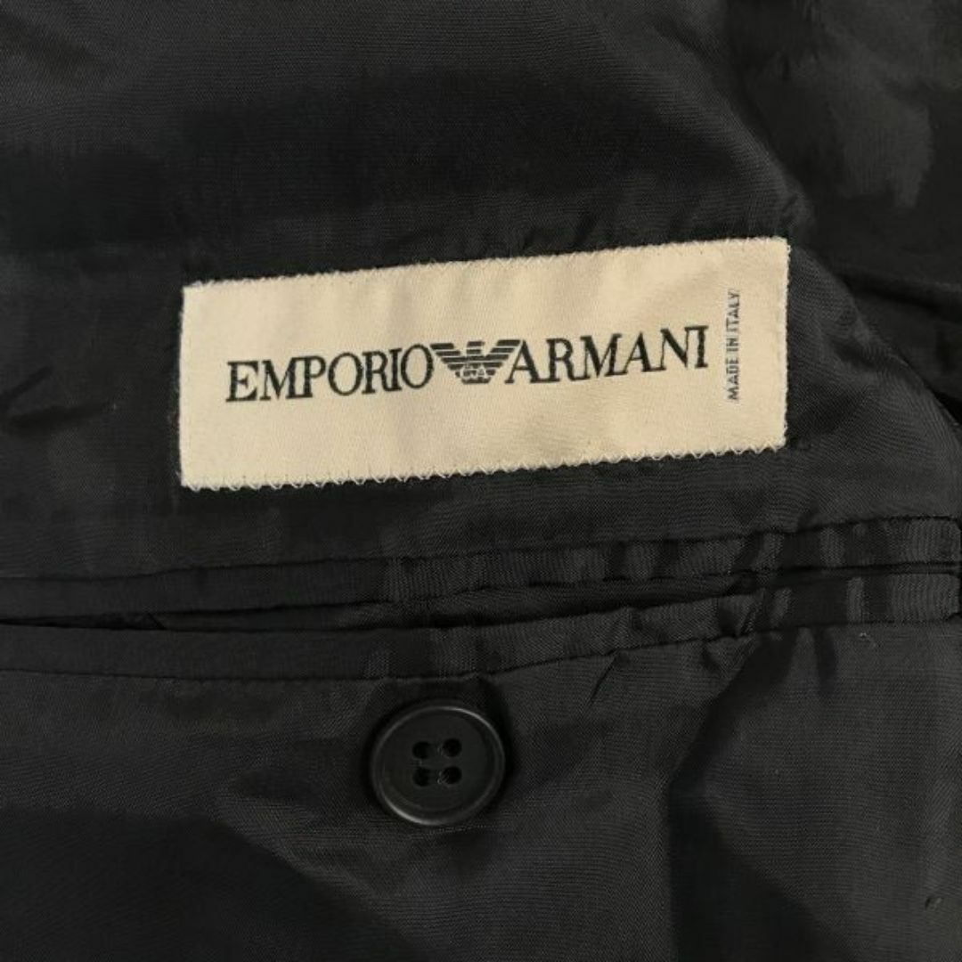 エンポリオアルマーニ/EMPORIO ARMANI★秋冬シングルスーツ/上下セットアップ【46/メンズM/黒】アルマーニジャパン正規代理店タグ◆cBH516 #BUZZBERG メンズのスーツ(セットアップ)の商品写真