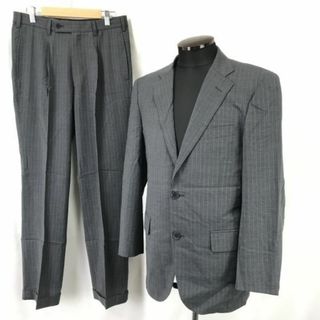 ニューヨーカー/NEW YORKER★セットアップ/春夏スーツ【上下YA5/メンズM程度/グレー/gray】裾スナップボタン/Jackets/Set up◆cBH296 #BUZZBERG(セットアップ)