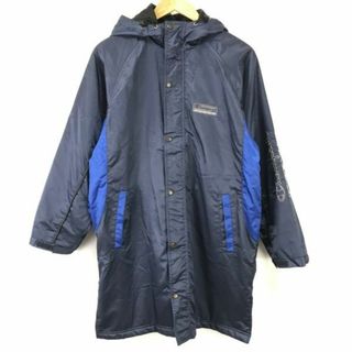 チャンピオン/Champion★中綿入り/ベンチコート【160cm/キッズ/レディース/紺×青/navy blue×blue】サッカー/野球/Coats/Jumpers◆cBH281 #BUZZBERG(ロングコート)