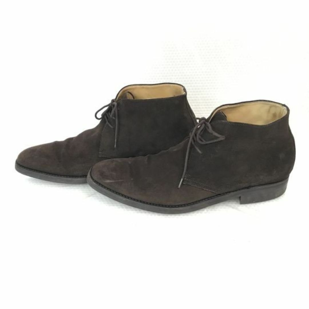 90s/UK Vintage★英国/Finsbury/フィンズベリー★ダイナイトソール/スエード本革/チャッカブーツ【7.5/26.0/茶/BROWN】Shoes◆bWB94-25　#BUZZBERG メンズの靴/シューズ(ブーツ)の商品写真