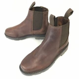 美品/フランス製★OSLO★重厚本革/サイドゴアブーツ【40/25.0/茶/BROWN】ヒールすり減りほぼ無し/ショートブーツ/Shoes◆bWB94-22　#BUZZBERG(ブーツ)