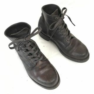 wolverine 1000mile/ウルヴァリン 1000マイルブーツ★レザーショートブーツ【25.5-26.5/茶/BROWN】クロムエクセル?/Vintage/Shoes◆bWB91-1 #BUZZBERG(ブーツ)