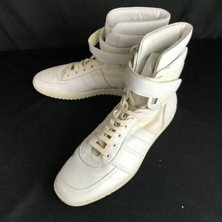 Christian Dior - 試着交換OK！イタリア製★DIOR HOMME/ディオールオム★レザー/スニーカーブーツ【43/27.0-27.5/白/white】sneakers/Shoes/trainers◆bWB102-8 #BUZZBERG