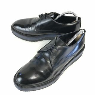 イタリア製★Sax Shoes Italy★身長UP/ヒール高4cm/本革シークレットシューズ/ブーツ/プレーントゥ【39/24.5/黒/BLACK】dress shoes◆A-90 #BUZZBERG(ブーツ)