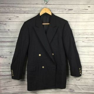 バーバリー(BURBERRY)の90s以前ビンテージ★バーバリーBurberrys★紺ブレザー/テーラードジャケット【M程度/170BE5】ダブルボタン/メンズ◆BA130-A #BUZZBERG(テーラードジャケット)