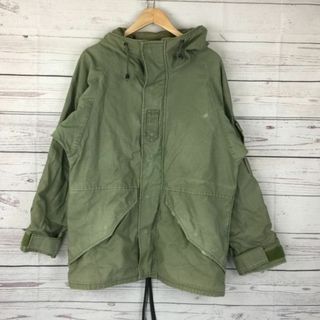 USA製★アルファインダストリー★フーディー/ミリタリーコート/モッズコート【M/オリーブ/カーキ】調整コード/ALPHA INDUSTRIES◆BA277-A #BUZZBERG(モッズコート)