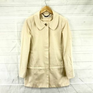 シー バイ クロエ/SEE BY CHLOE★ステンカラーコート【USA4/Women's size S-M程度/ベージュ】リシュモンF&A ジャパン正規代理店タグ◆BA333#BUZZBERG(ロングコート)