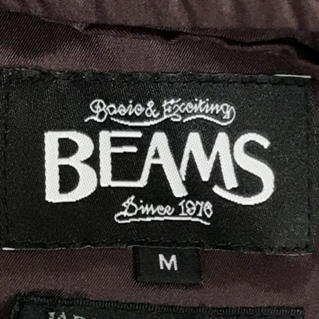 BEAMS/ビームス★ウール/チェスターコート【Mens size -M/紫】3ボタン/内ポケット/センターベント/総裏地◆BA919L #BUZZBERG メンズのジャケット/アウター(ステンカラーコート)の商品写真