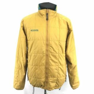 Columbia/コロンビア★リバーシブル/中綿入りブルゾン【Mens size -L/ベージュイエロー＆ターコイズブルー】アウトドア◆BC155W #BUZZBERG(ブルゾン)