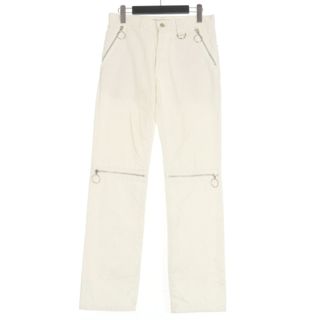 JOHN LAWRENCE SULLIVAN - ジョンローレンスサリバンRIGID DENIM ZIPPED PANTS 44